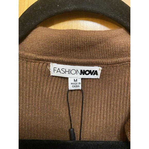 Any Day Of The Week Bodysuit - Tan Size Medium Long Sleeve Pullover - Picture 5 of 14